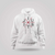 Jiu Jitsu BJJ Jujitsu White Hoodie Jiu Jitsu BJJ Jujitsu White Hoodie