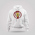 Shotokan Tiger Design Karate Do according to Gichin Funakoshi White Hoodie