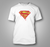 Death Of Superman Symbol White T-Shirt