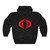 Cobra Commander Scratch Logo Black Hoodie