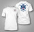 US Coast Guard Flag USCG Logo White T-Shirt