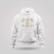 George Washington University Logo White Hoodie