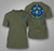 VP-10 Red Lancers Navy Maritime Patrol Squadron flying the P-3 Orion and P-8 Poseidon Military Green T-Shirt