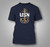 USN Anchor Black t-Shirt