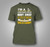 Navy Chief I'm A Grumpy Old Military Green t-Shirt