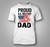 US Military Dad Gift for Army Dad White T-Shirt