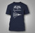 F-14 Tomcat Fighter Jet Clean Design Navy T-Shirt