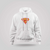 Death Of Superman Symbol White Hoodie Death Of Superman Symbol White Hoodie