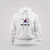 South Korea Korean Flag Family Pride Country White Hoodie