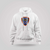 Colombia Fire Department Firefighter Bomberos Logo White Hoodie