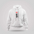 Kyokushin Warrior KANKU Logo White Hoodie