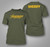 New Deputy Sheriff Logo Military Green T-shirts