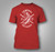 Samurai Bushido Warrior Preparing For Battle Japanese Warrior Red T-Shirt