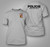 New Czech Republic Police Policie Sport Grey T-Shirt