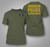 NEW Police Department Anaheim California SWAT Military Green T-Shirt