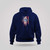 Firefighter American Flag Navy Hoodie Firefighter American Flag Navy Hoodie