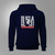 Jiri Denisa Prochazka MMA Mixed Martial Arts Silhouette Navy Hoodie Jiri Denisa Prochazka MMA Mixed Martial Arts Silhouette Navy Hoodie