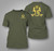 16th The Queen's Lancers British Army Military Green T-Shirt