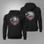 American B-21 Raider Stealth Bomber Black Black Hoodie