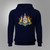 Imperial Coat of Arms of Iran Pahlavi Navy Hoodie