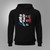Taekwondo Tiger Korea Martial Arts Black Hoodie