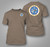 US Navy USS Nimitz CVN-68 Aircraft Carrier Brown Savana T-Shirt