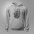 One Nation Under God American Vertical Flag Patriotic Sport Grey Hoodie