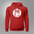 United States Navy Veteran Forged by the Sea Red Hoodie