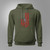 CH-53E Super Stallion Patriotic Flag US Navy  Marine Corps Heavy Lift Helicopter Military Green Hoodie