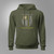 Once a Coast Guard Always a Coast Guard Military Green Hoodie