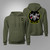VX-30 Bloodhounds Aircrewman Navy Test and Evaluation Squadron flying multiple Aircraft Military Green Hoodie