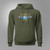 USS Trout SS-566 Submarine Enlisted Silver Dolphins Veteran Navy Diesel Sub Military Green Hoodie