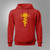 Special Operations Airborne and Lighting Bolt Flag Red Hoodie