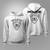 Israel Police Logo White Hoodie Israel Police Logo White Hoodie