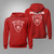 Israel Police Logo Red Hoodie Israel Police Logo Red Hoodie