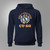 USS Saratoga CV-60 Anchor Navy Veteran USN Navy Hoodie