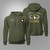 US Army 101st Airborne Fort Campbell Military Green Hoodie