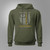 US Paratrooper Gift  Once a Paratrooper Always a Paratrooper Military Green Hoodie