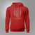 US Paratrooper Gift  Once a Paratrooper Always a Paratrooper Red Hoodie