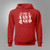 Enlisted in The Army God Christian Faith Cross Christian Quotes Jesus Army Military Red Hoodie