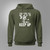 I Know I Fish Like A Girl Try To Keep Up Fishing Bass Military Green Hoodie