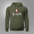 Elon University Military Green Hoodie