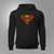 DC Comics Superman Classic Logo Black Hoodie DC Comics Superman Classic Logo Black Hoodie
