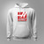 HAAS Automation Machine Racing Car White Hoodie HAAS Automation Machine Racing Car White Hoodie