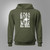 American Military Sniper Stay Low Go Fast Kill First Die Last Military Green Hoodie