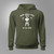 Mandelbaum's Gym It's Go Time Workout Military Green Hoodie Mandelbaum's Gym It's Go Time Workout Military Green Hoodie