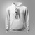 American Flag 2nd Amendment Skull Patriotic White Hoodie