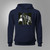 Sugar Ray Robinson Knocks Out Jimmy Doyle Navy Hoodie Sugar Ray Robinson Knocks Out Jimmy Doyle Navy Hoodie