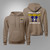 SAR US Navy Search and Rescue Swimmer Wings and Fins Logo Others May Live Brown Savana Hoodie