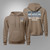 EMS Thin Line US Flag Brown Savana Hoodie